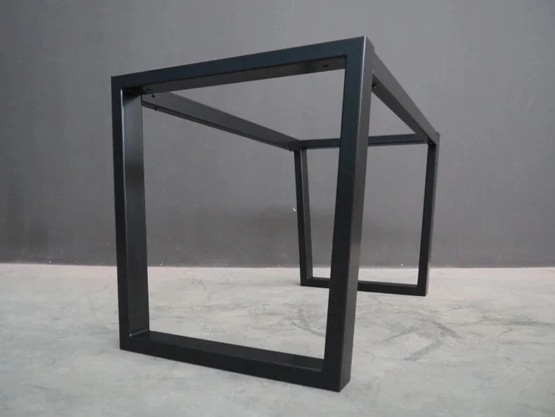 made to order steel frame table base