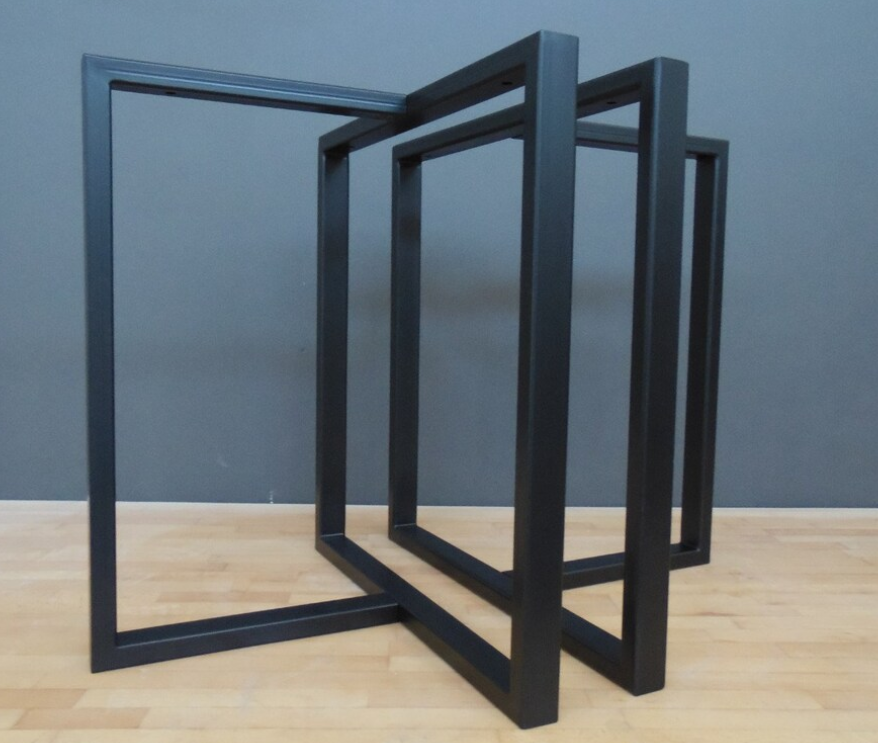 Bar Height Table Legs |40"- 28" X 16" T-look Trestle Table Legs | Height(36''-40 '')