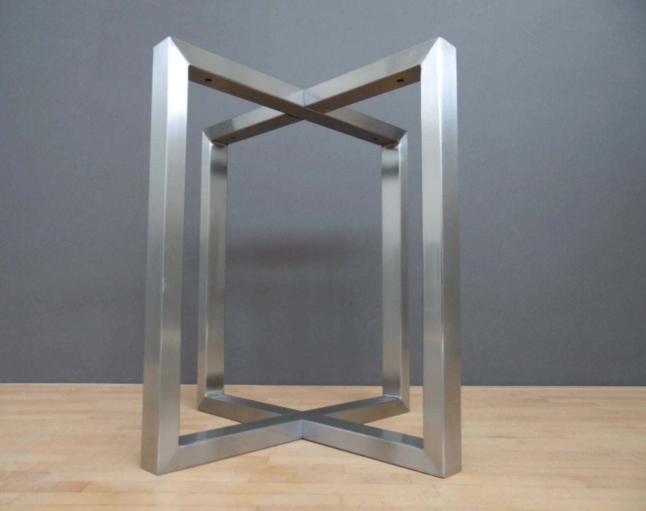 28" H X 28" W Round Table Bases, Stainless Steel, Height 26" 32"