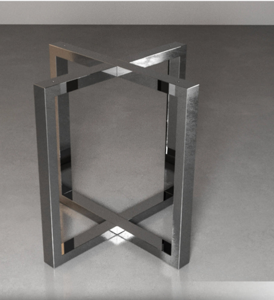 28" H X 28" W Round Table Bases, Stainless Steel, Height 26" 32"
