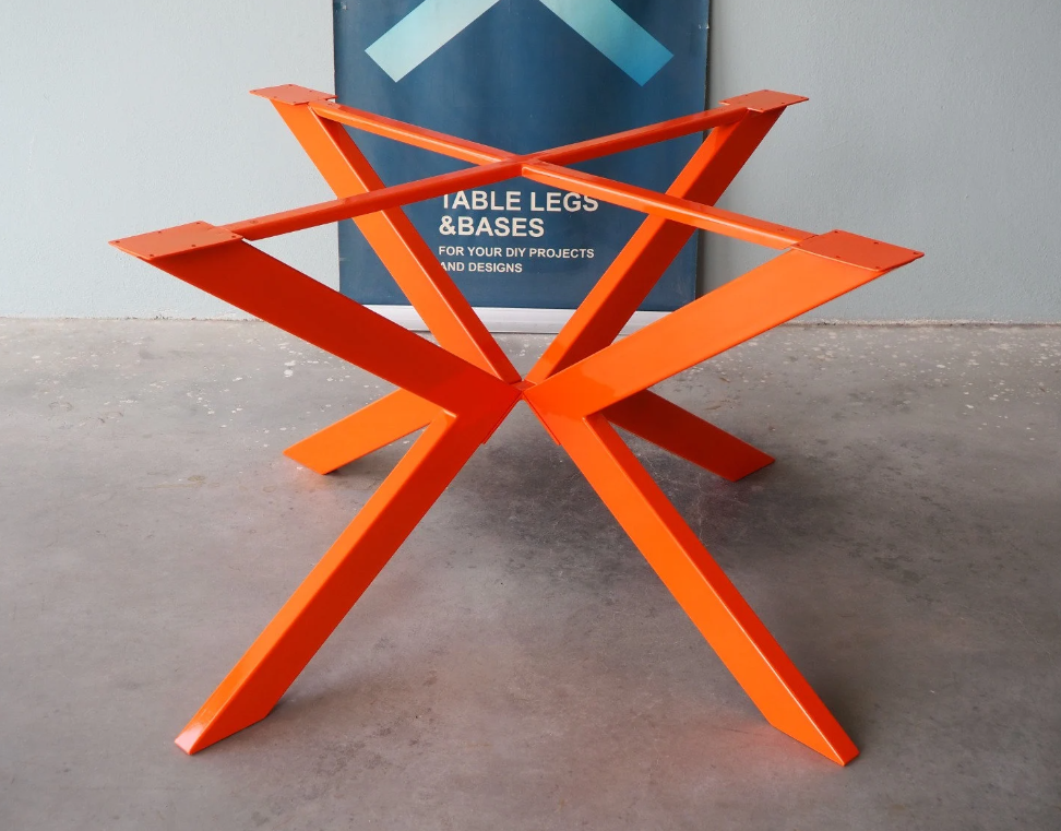 Round Dining Steel Table Base , 28"H x 52” R  TUG - Table Base