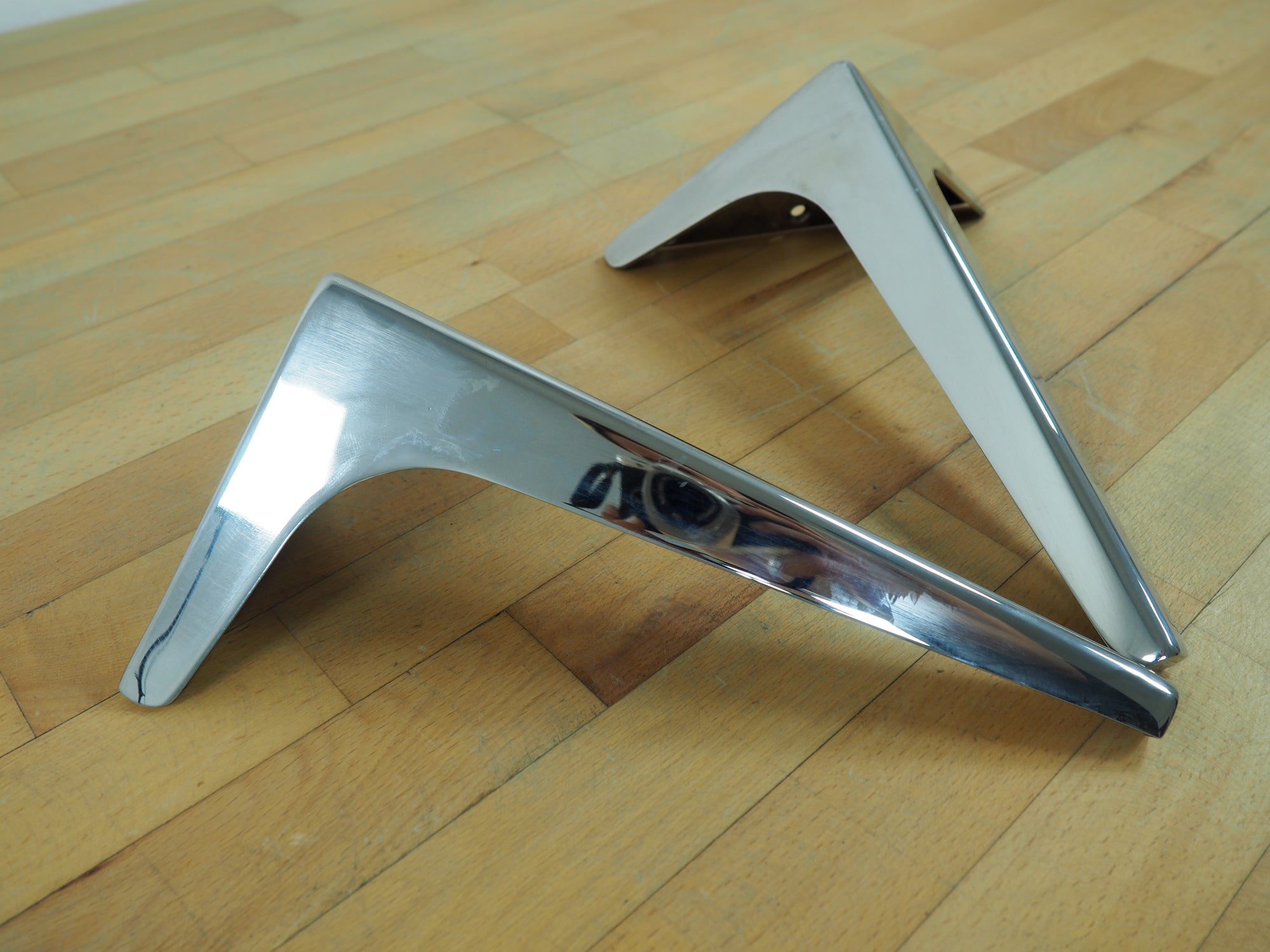 10'' Wings Stainless Steel Furniture Legs Set ( 4)