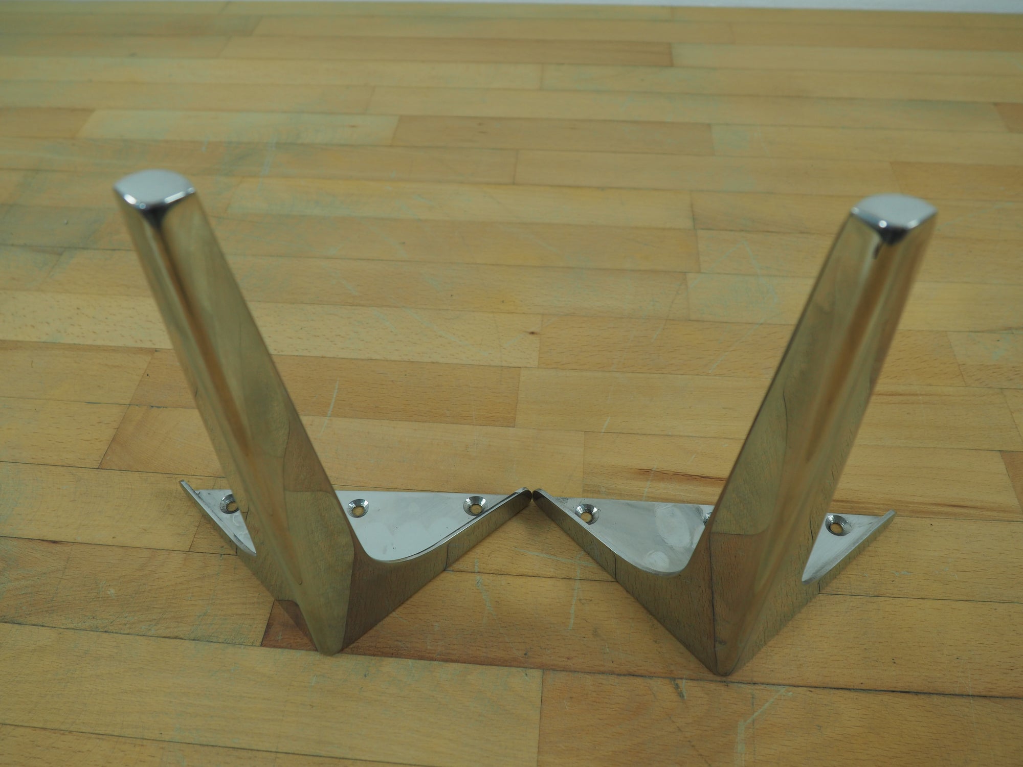 10'' Wings Stainless Steel Furniture Legs Set ( 4)