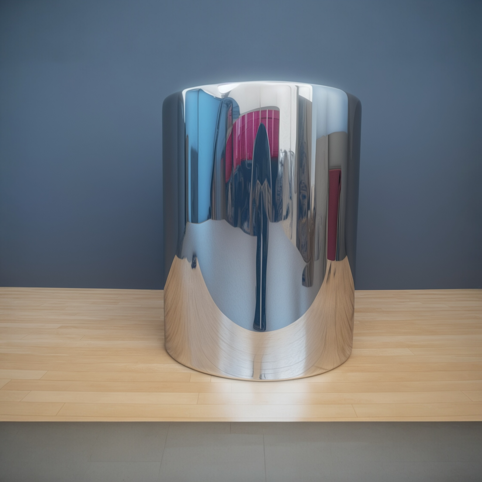 Custom Stainless Steel Round Drum Pedestal Base -Side&End/Dining  Modern Cyclinder Table Base |Custom Dimensions