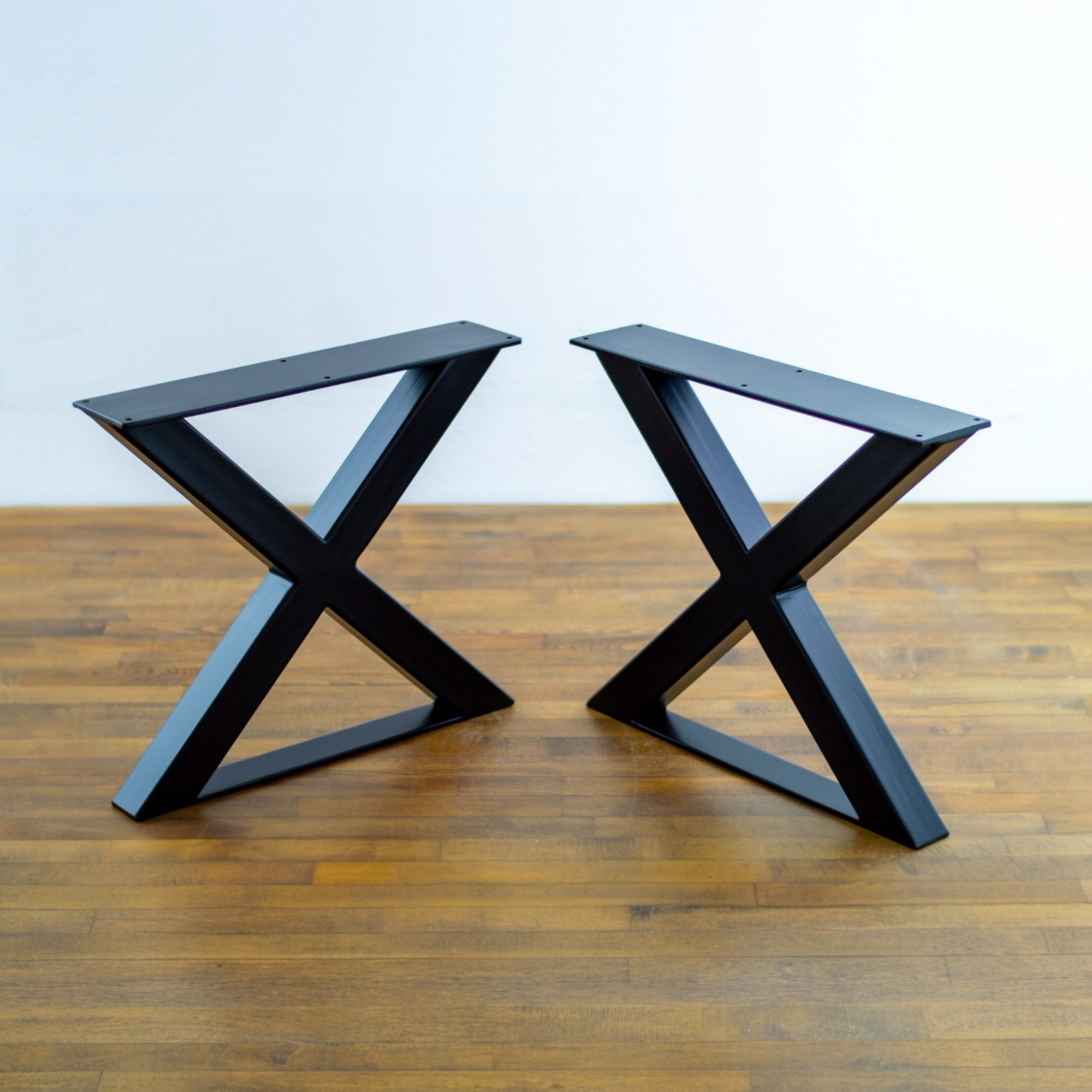 15" X 21" X Frame Bench Legs, Coffee Table Legs, Ottoman Legs, Height 10" To 18" Set(2)