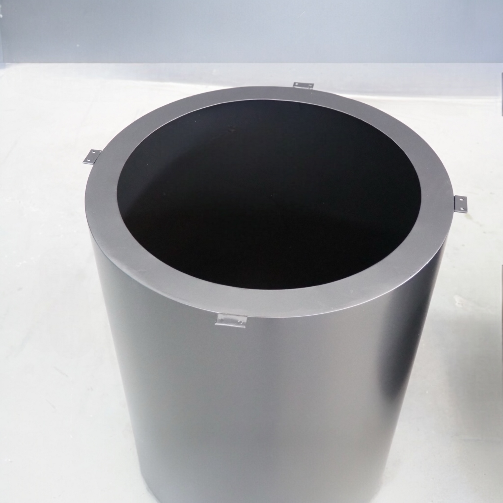 Custom Steel Drum Table Base | Modern Industrial Design | Table Base Cylinder