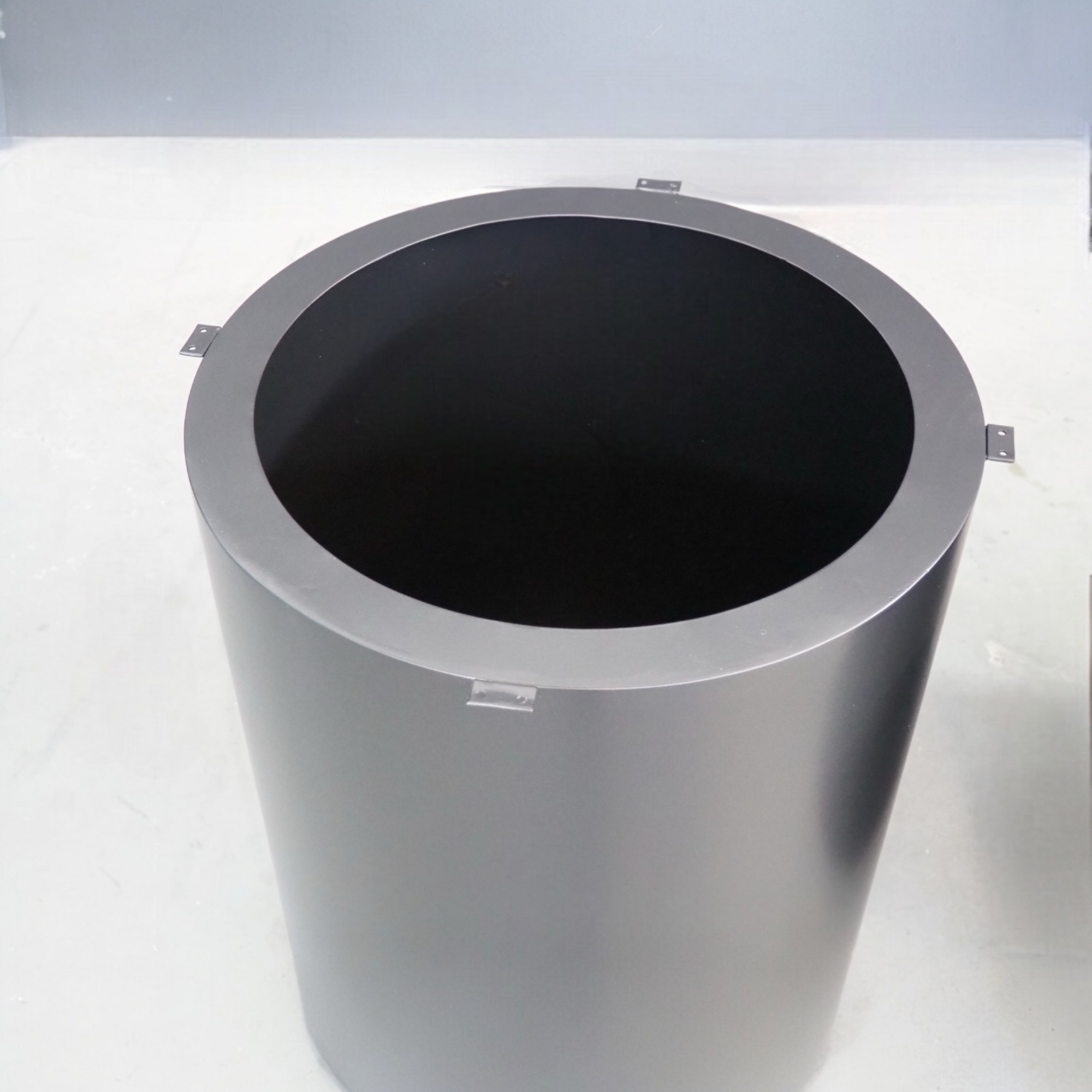 Custom Steel Drum Table Base | Modern Industrial Design | Table Base Cylinder