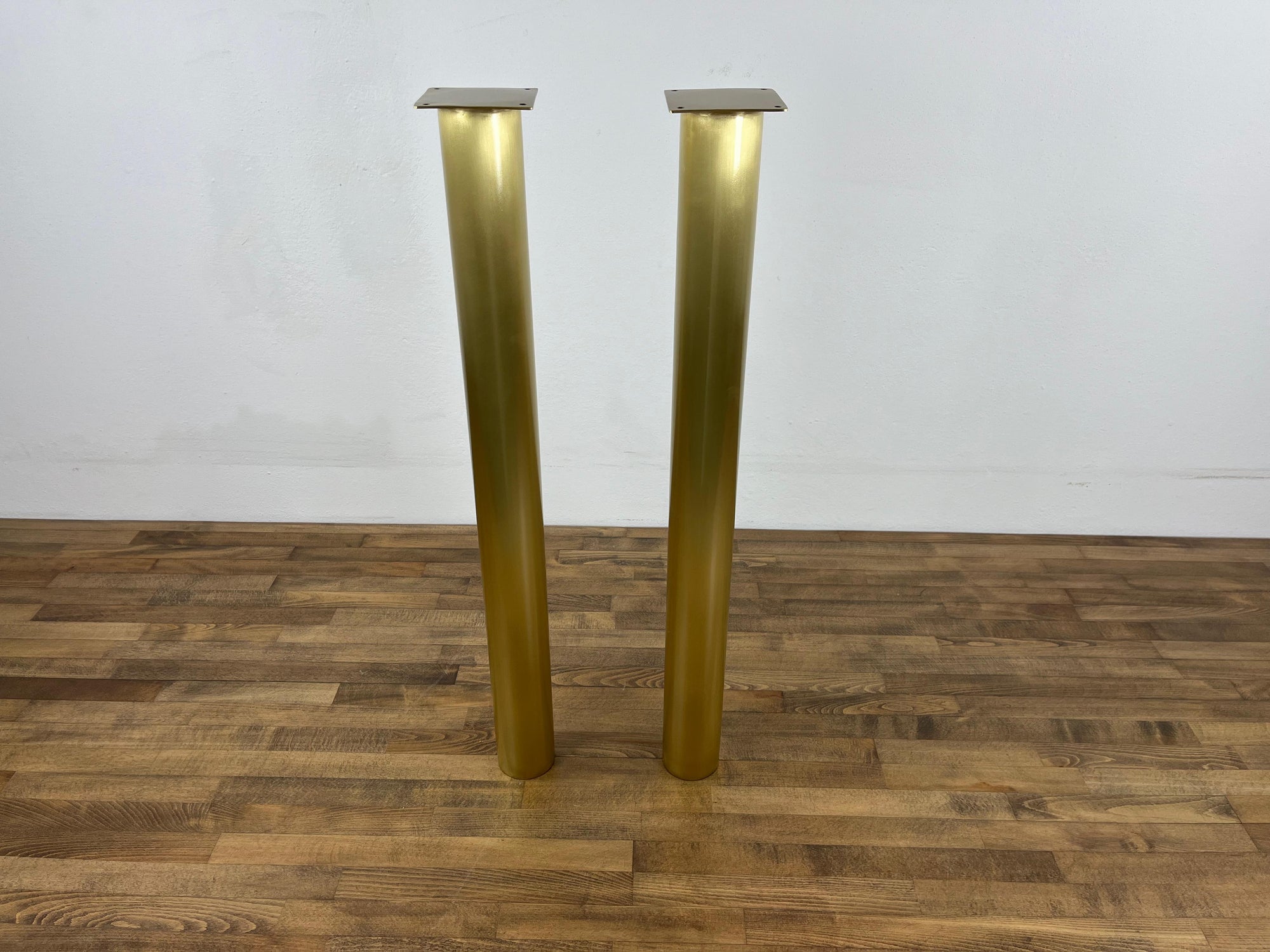 Round Brass Legs For Kitchen Island or Cabinet Posts