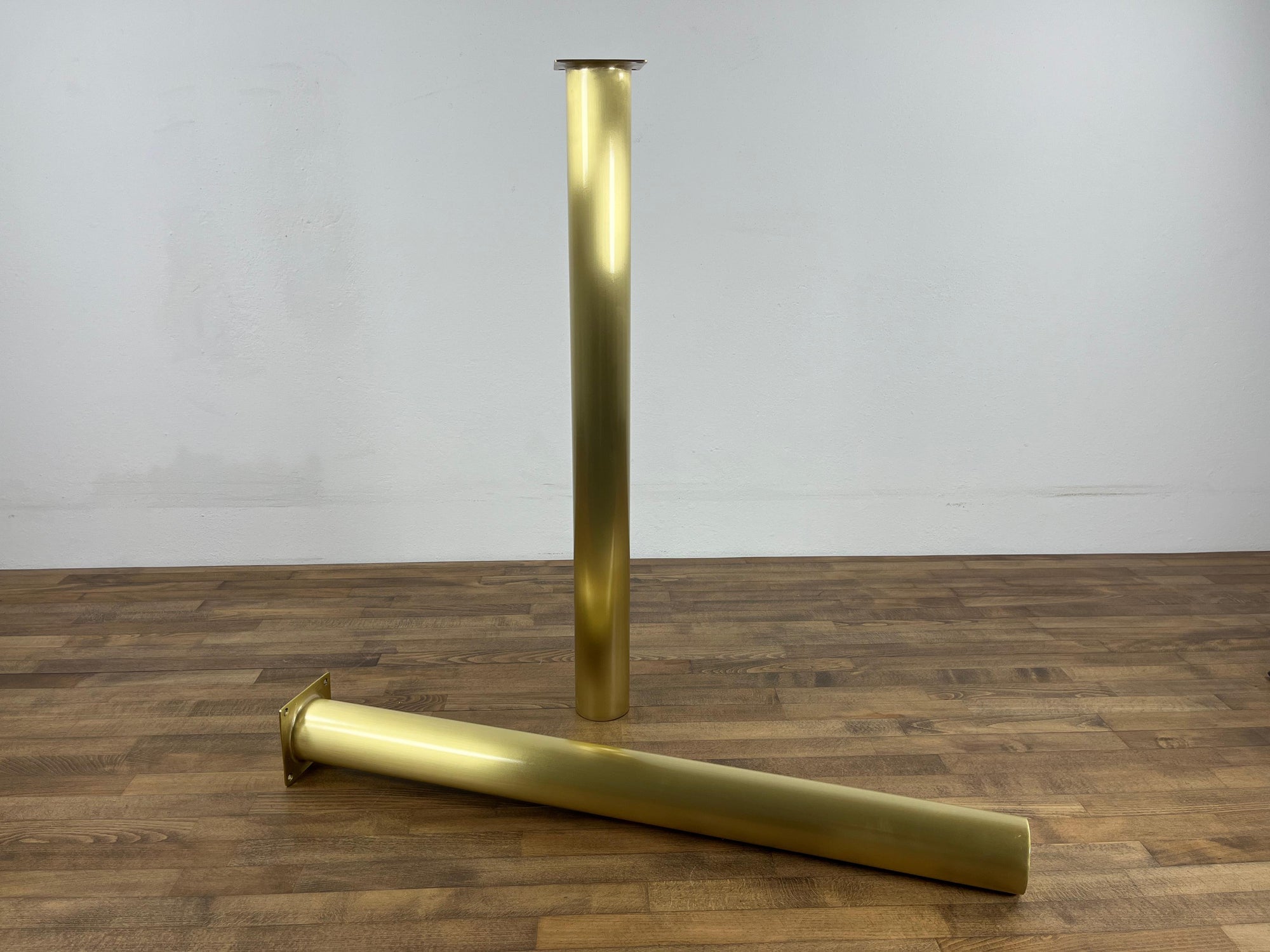 Round Brass Legs For Kitchen Island or Cabinet Posts