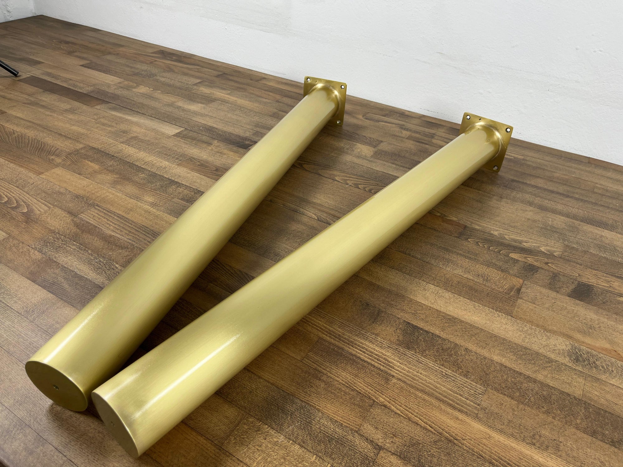 Round Brass Legs For Kitchen Island or Cabinet Posts