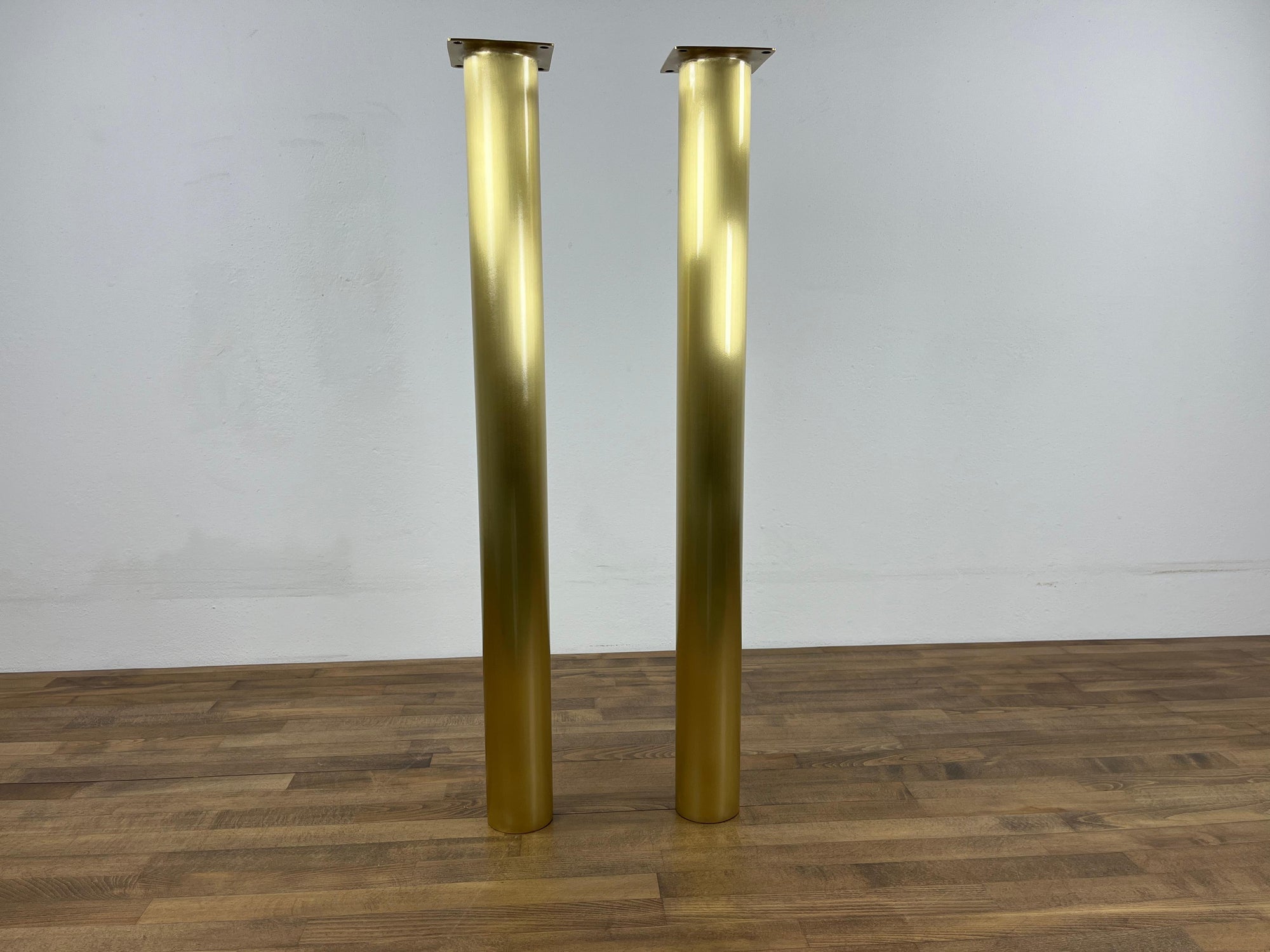 Round Brass Legs For Kitchen Island or Cabinet Posts