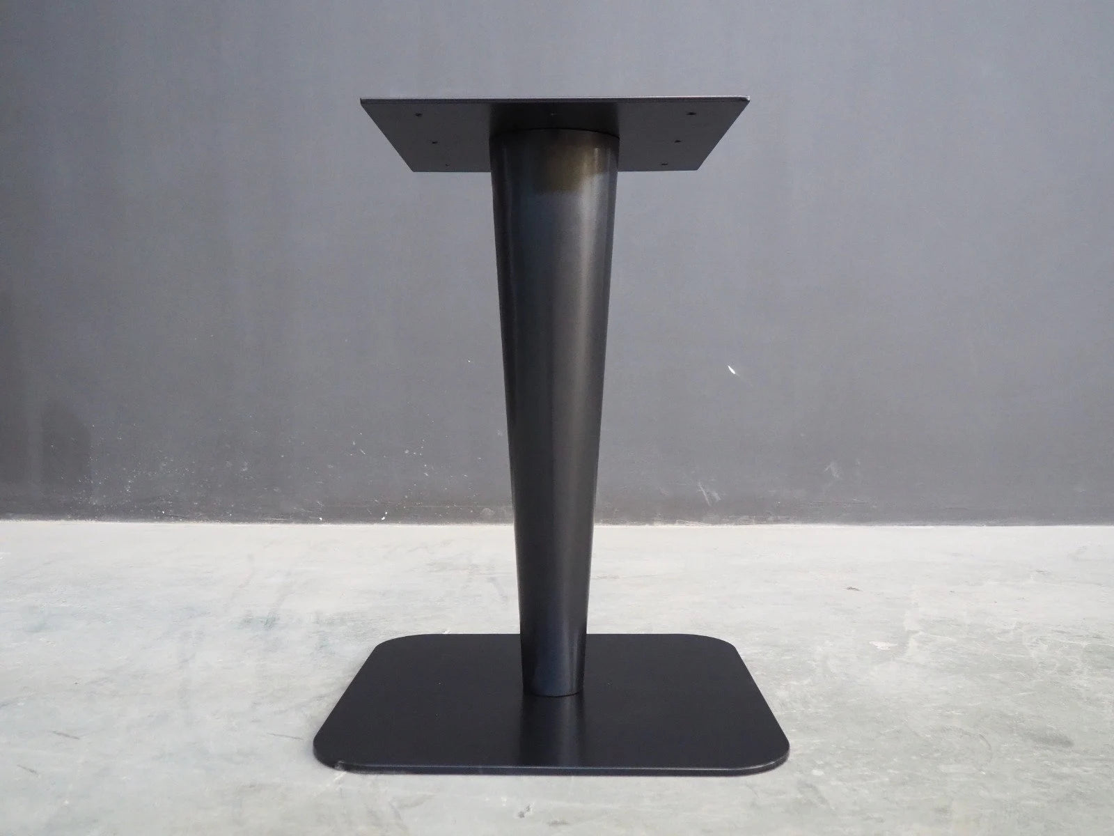 Steel Table Base , 28" Table Pedestal , GOLDEN HORN by Balasagun