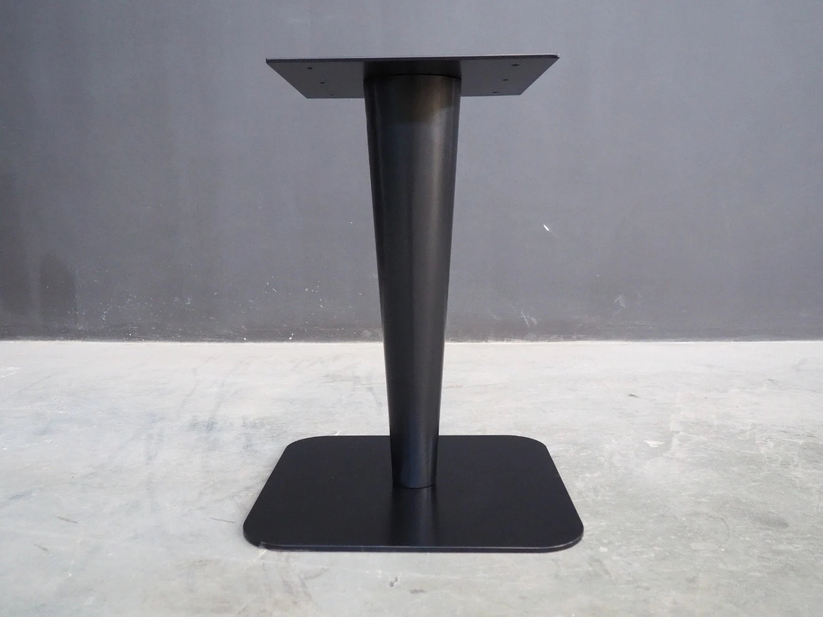 Steel Table Base , 28" Table Pedestal , GOLDEN HORN by Balasagun