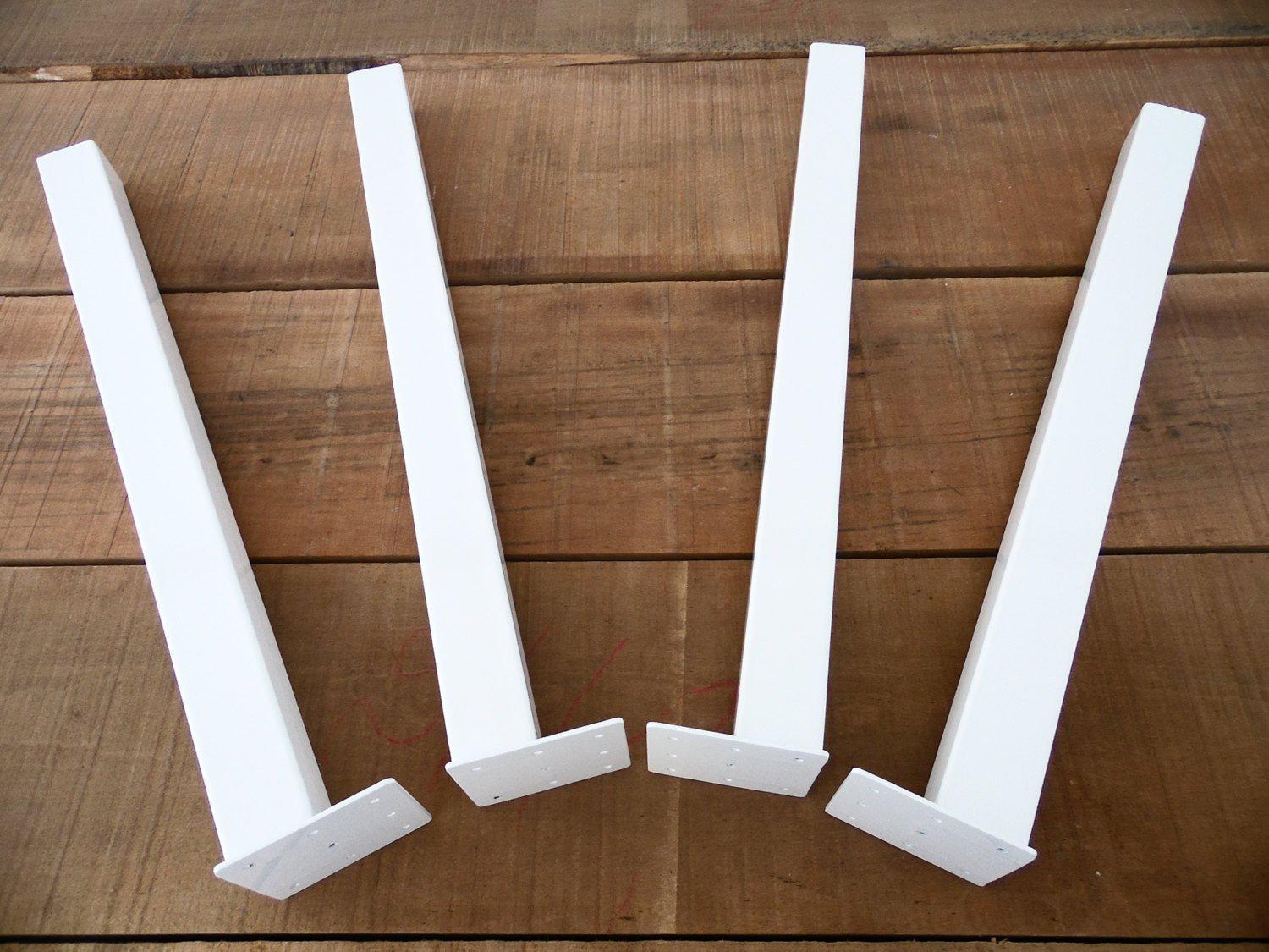 Furniture feet white colored made to order table legs 