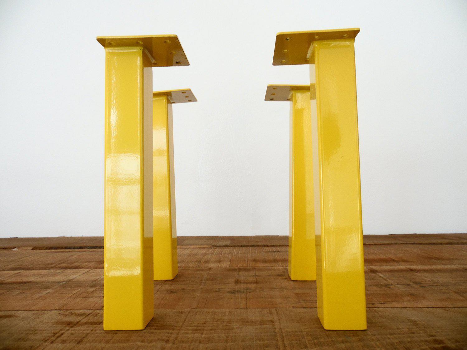 yellow furniture feet 