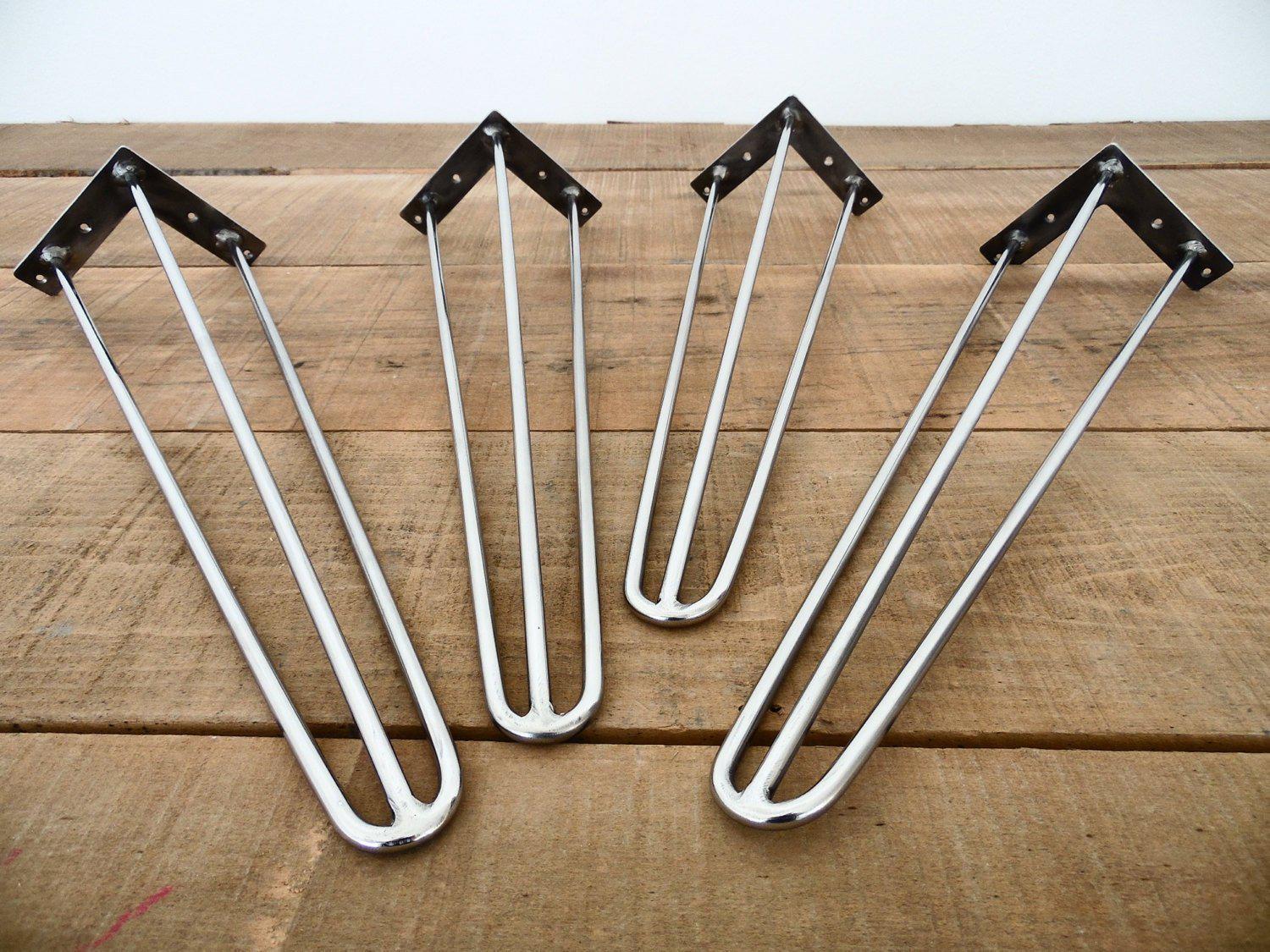 stainless steel coffee table legs