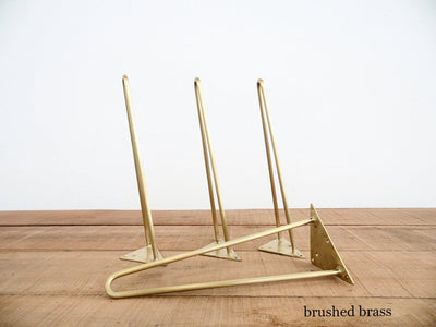brass hairpin table legs