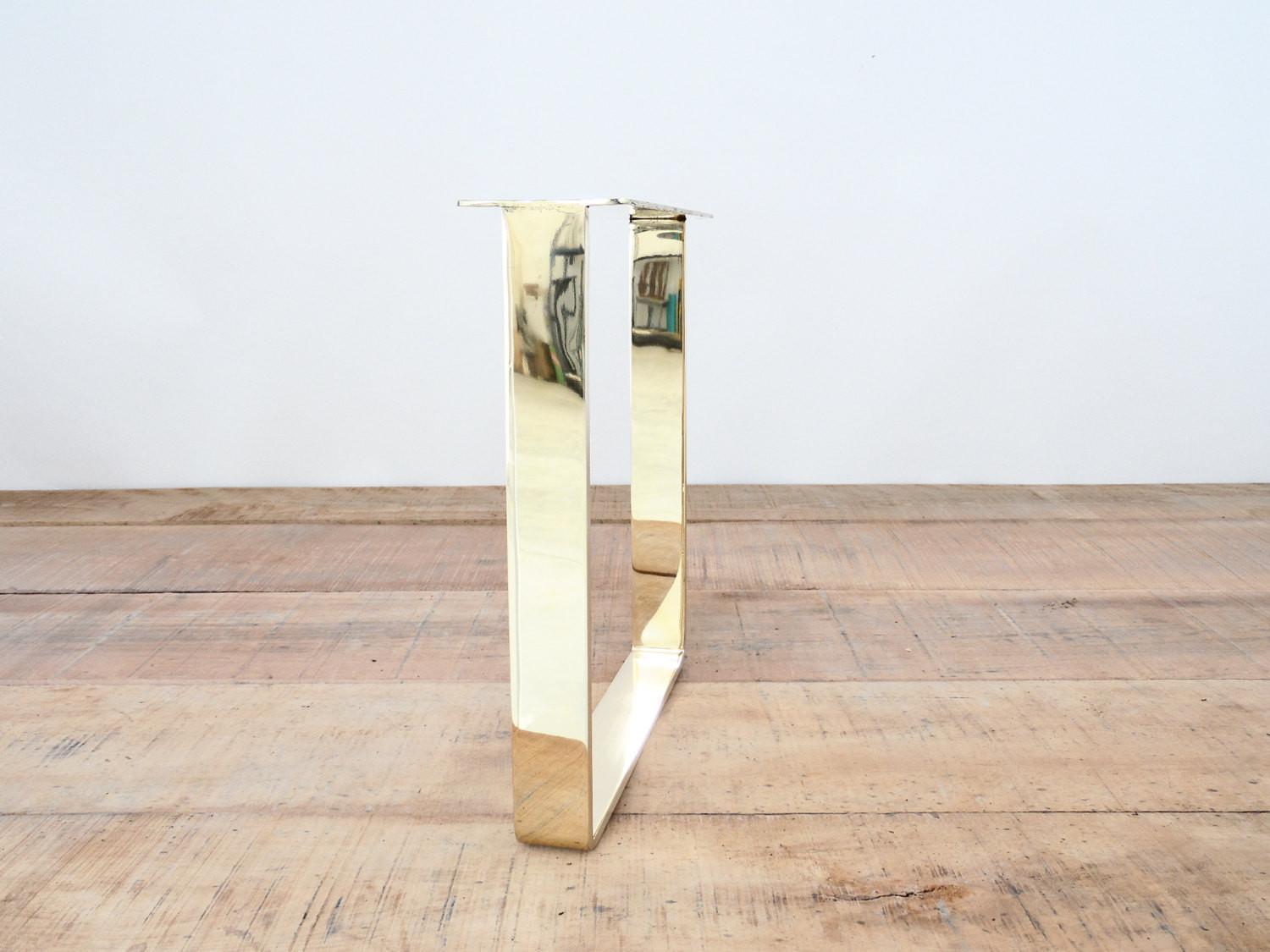 brass table legs