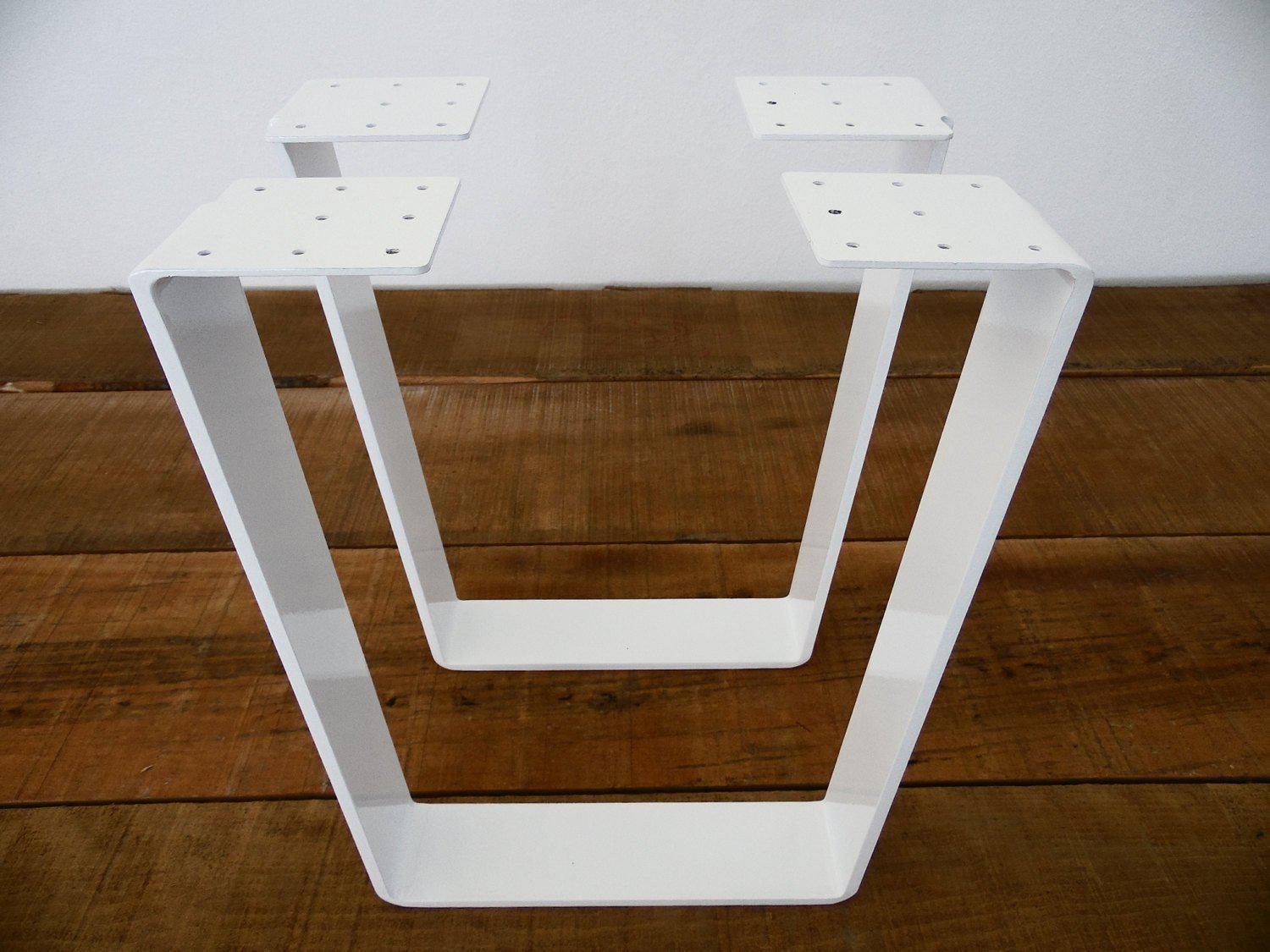 bench legs in white color ,made to order and customizable 