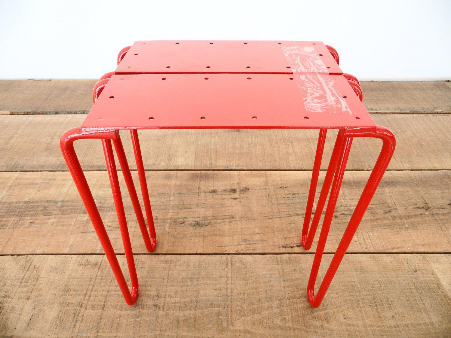 Hairpin bench legs