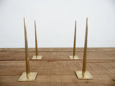 Brass Tapered  Table Legs,