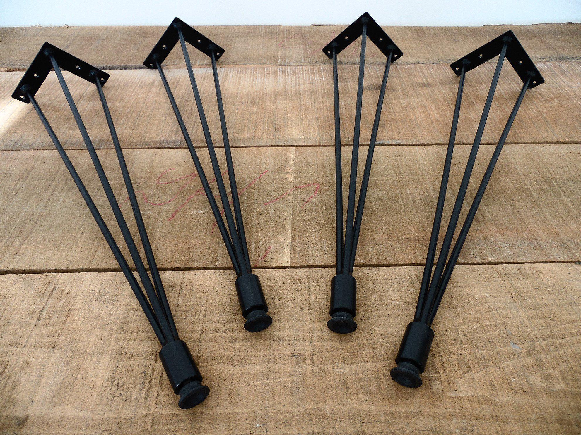28" 3pinss Table Legs , Height 26" To 32" Set(4)