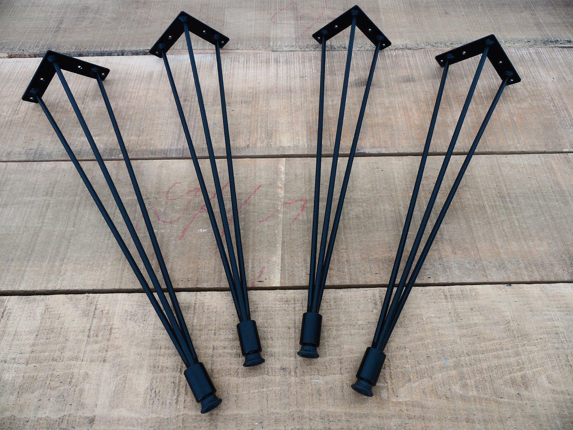 28" 3pinss Table Legs , Height 26" To 32" Set(4)