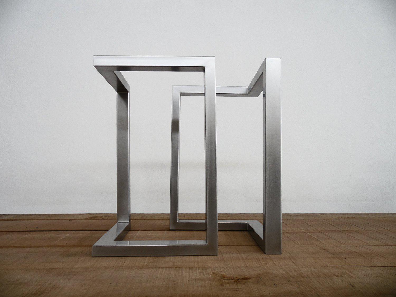 28" H X 24" W Bracket Table Legs,  Height 26" - 32" Set(2)