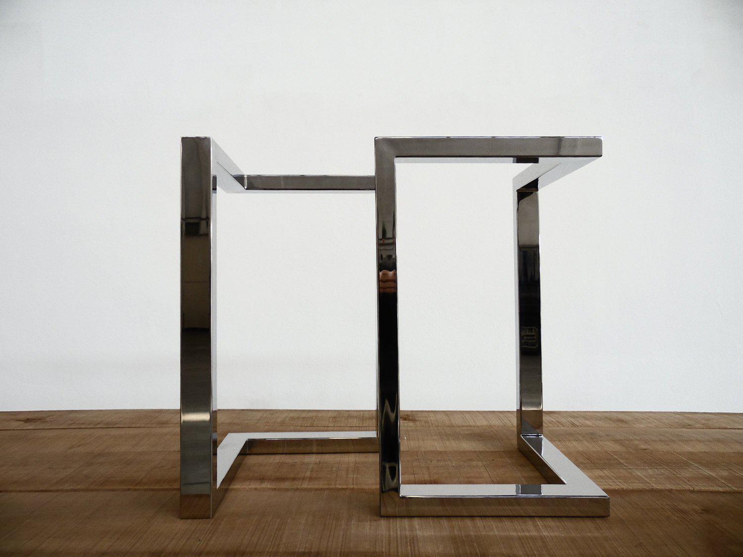 28" H X 24" W Bracket Table Legs,  Height 26" - 32" Set(2)