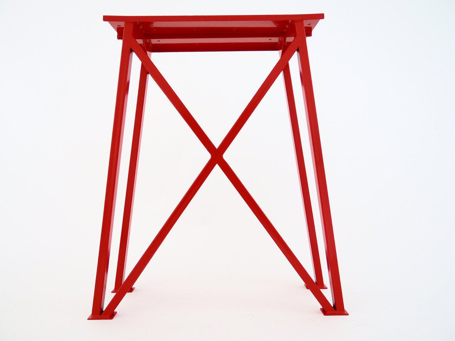 28" Table Legs, Butterfly Frame Table Legs,height 26" - 32" Set(2)
