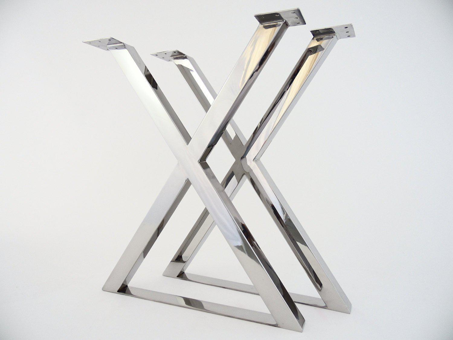 modern stainless steel table legs