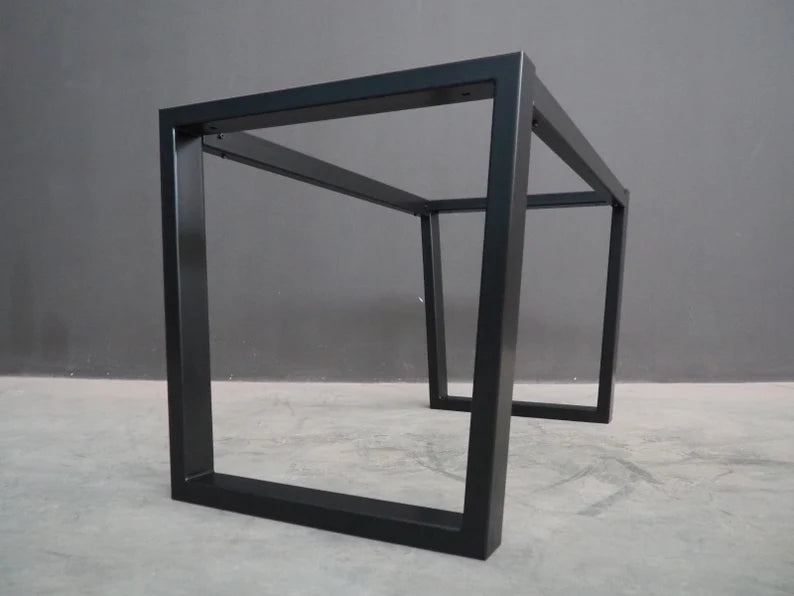 made to order steel frame table base