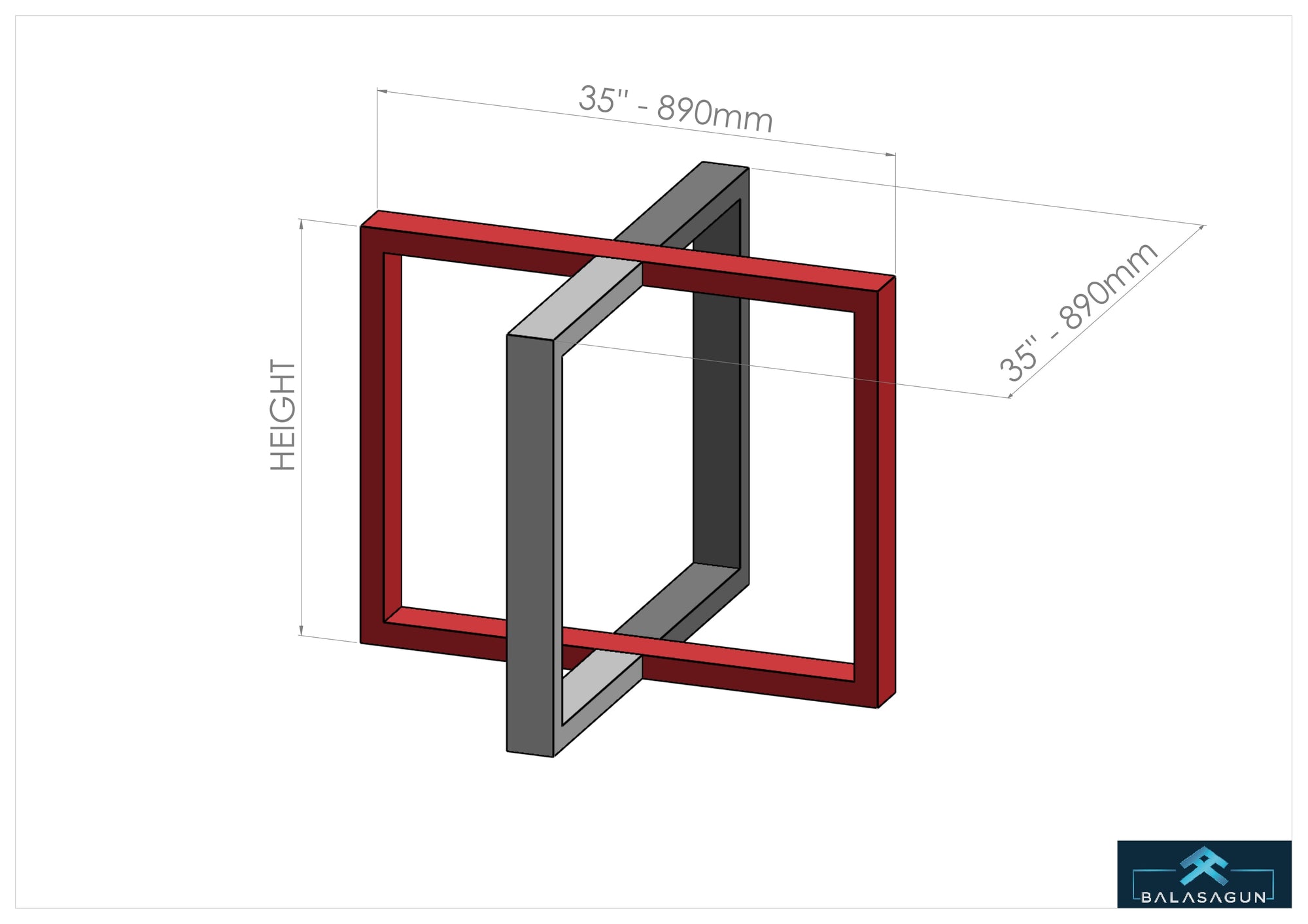 for heavy duty table base