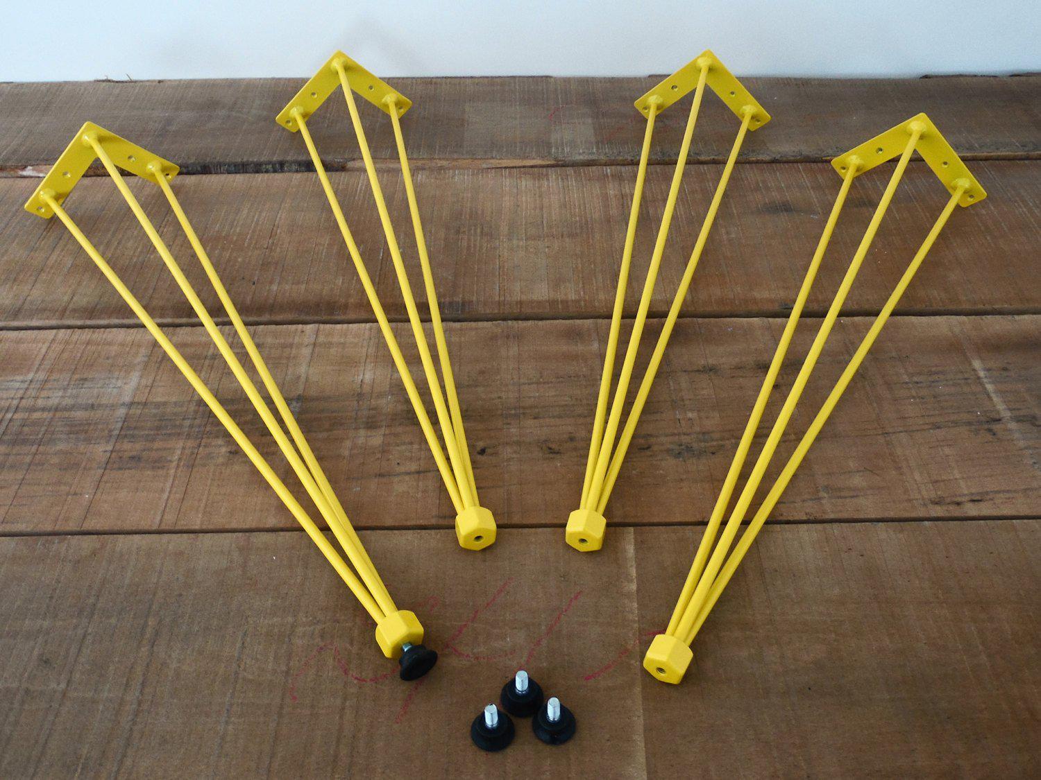 40" 3-pin-nuts Table Legs, Height 33" To 40" Set(4)