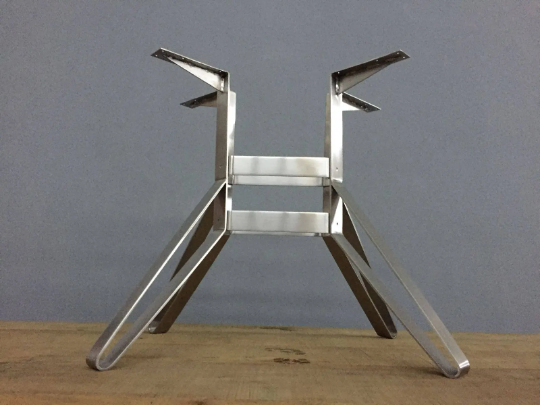 28" Lagari Steel Table Base Height 26" 32"