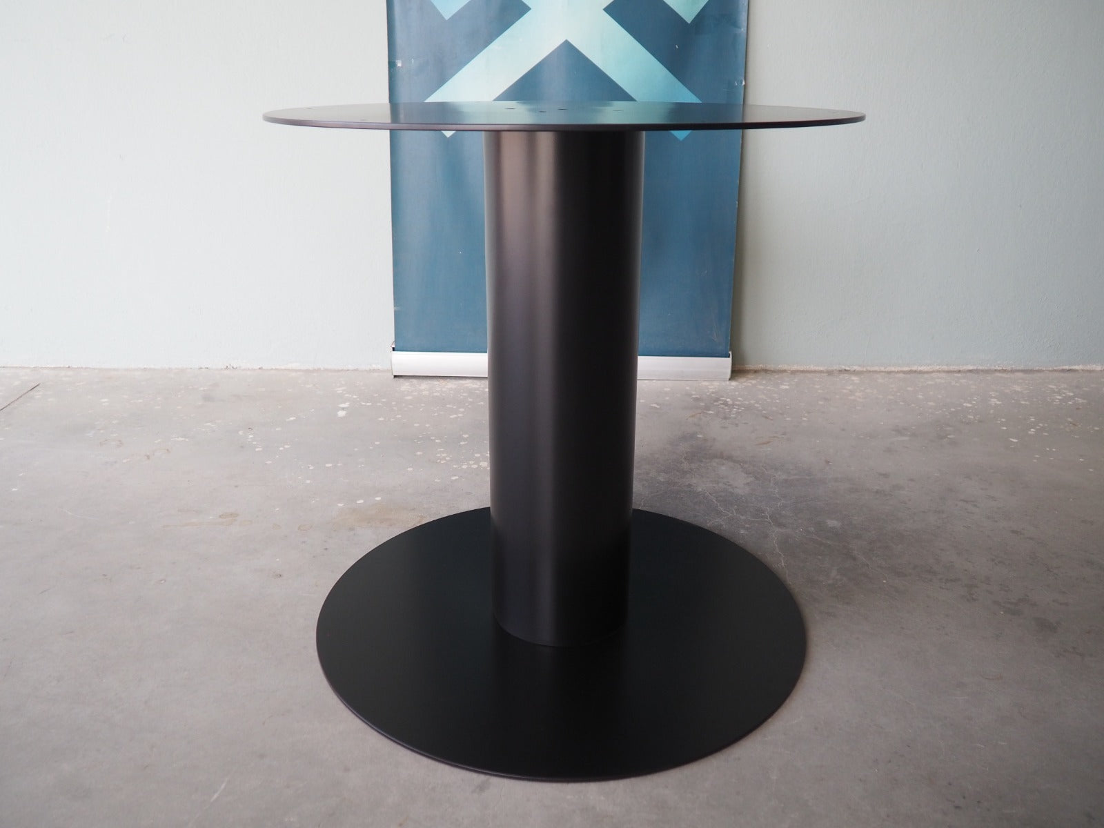 Steel Pedestal Round Base ,28” Round Base For 60” Tables | MASURA 28