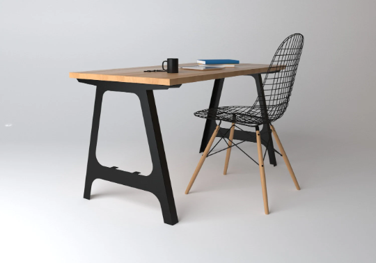 28" A Frame Industrial Table Legs For Desks