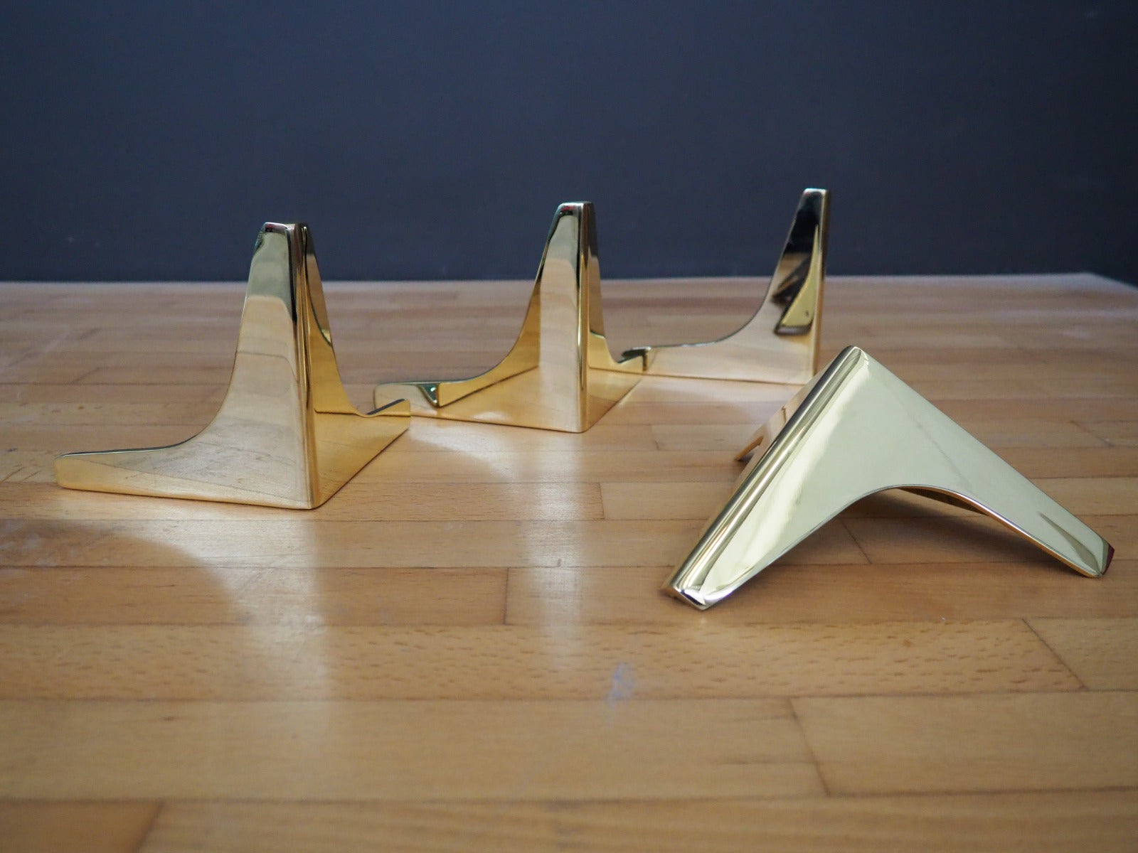 8" Wings Brass Sofa Legs,Brass Furniture Legs | Customizable  (Height 5"to  11")| Set(4)