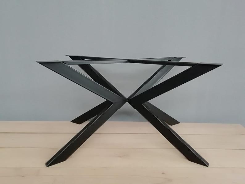 Metal table base for 96” tables