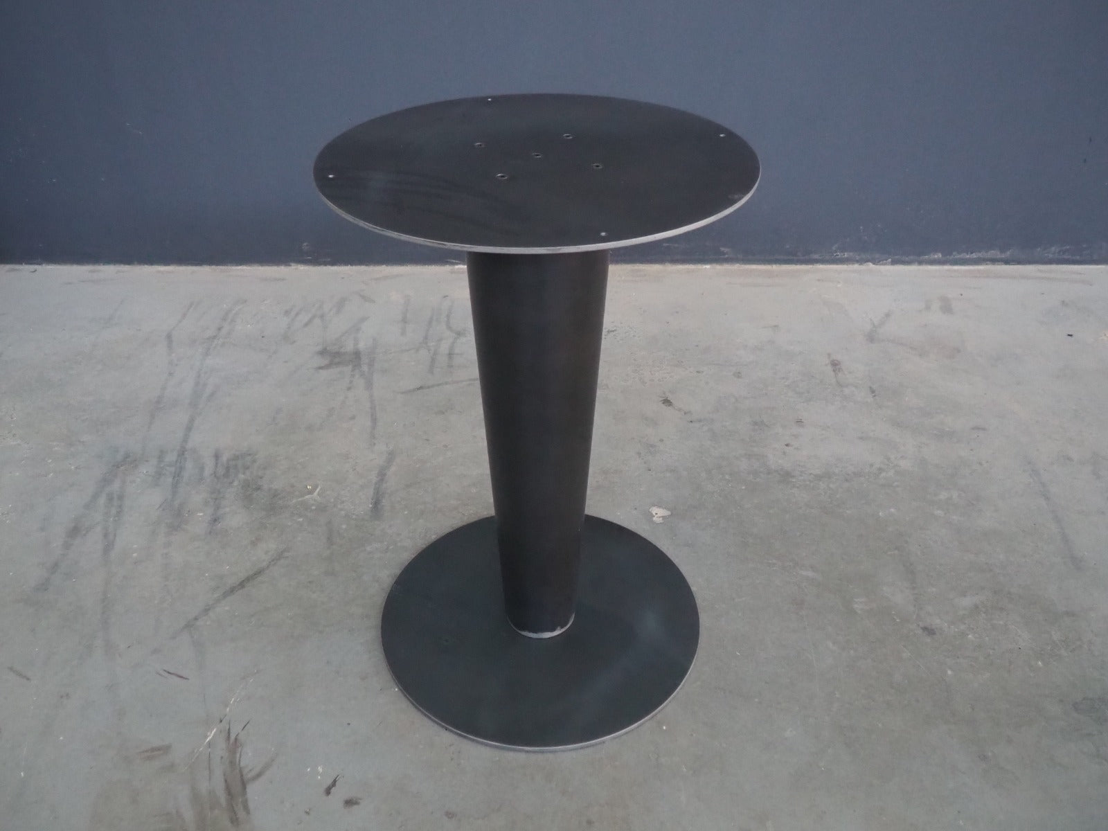 Steel Table Base , Round Table Pedestal, TULIP by Balasagun