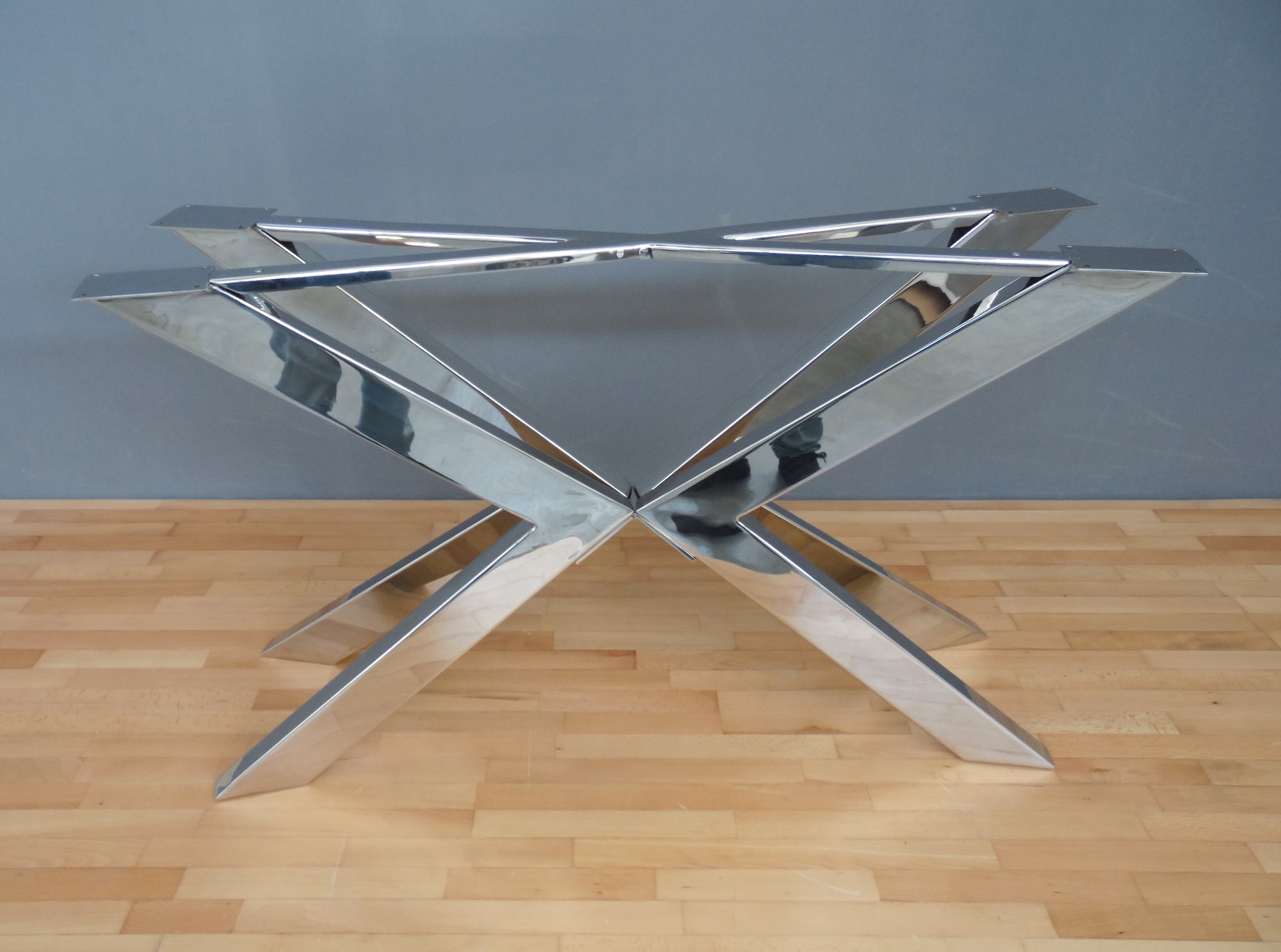 Metal Console & Sofa Table Legs | Stainless Steel TUG Table Legs  For Living Rooms, Hallways