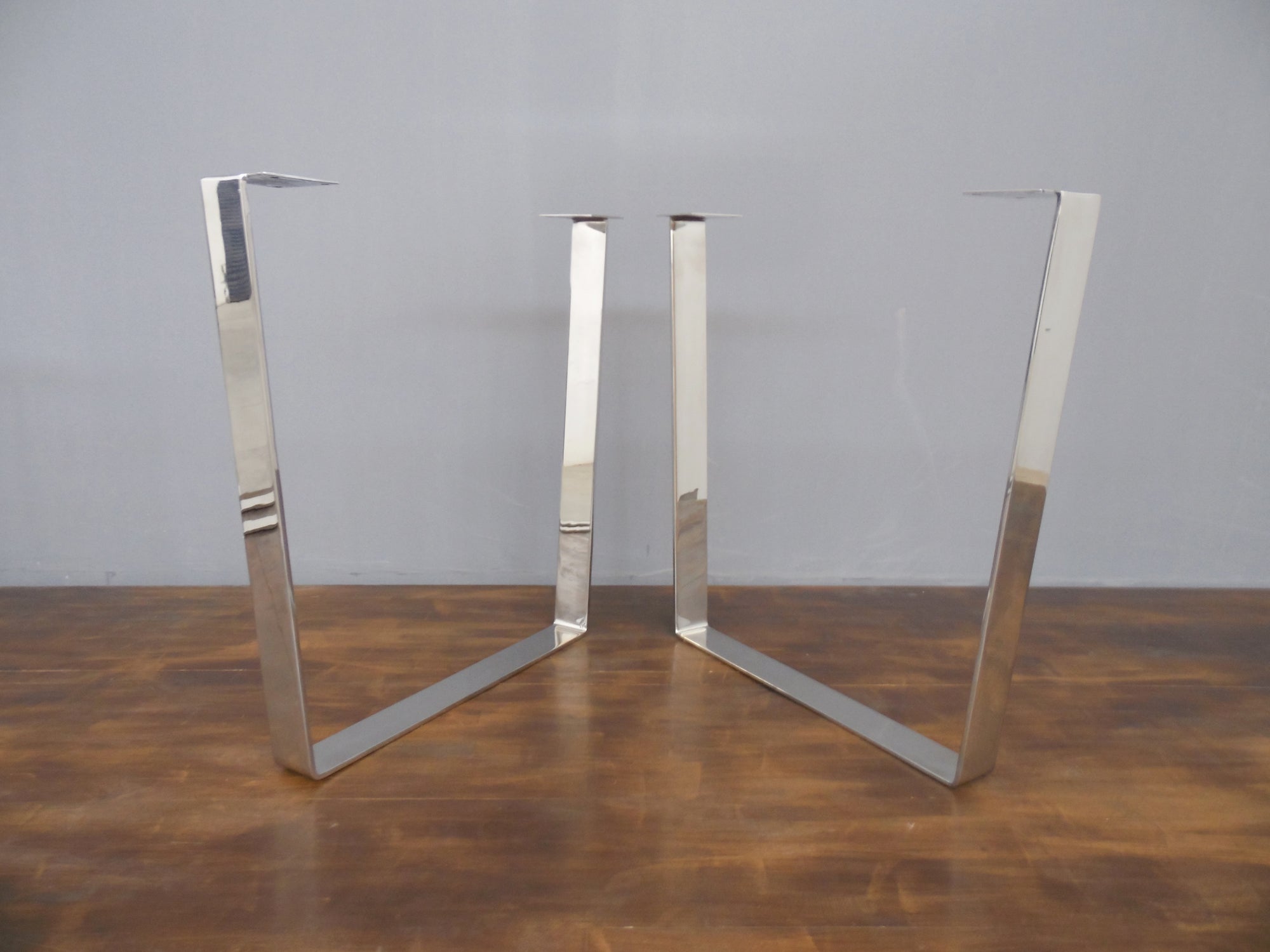 modern stainless steel table legs
