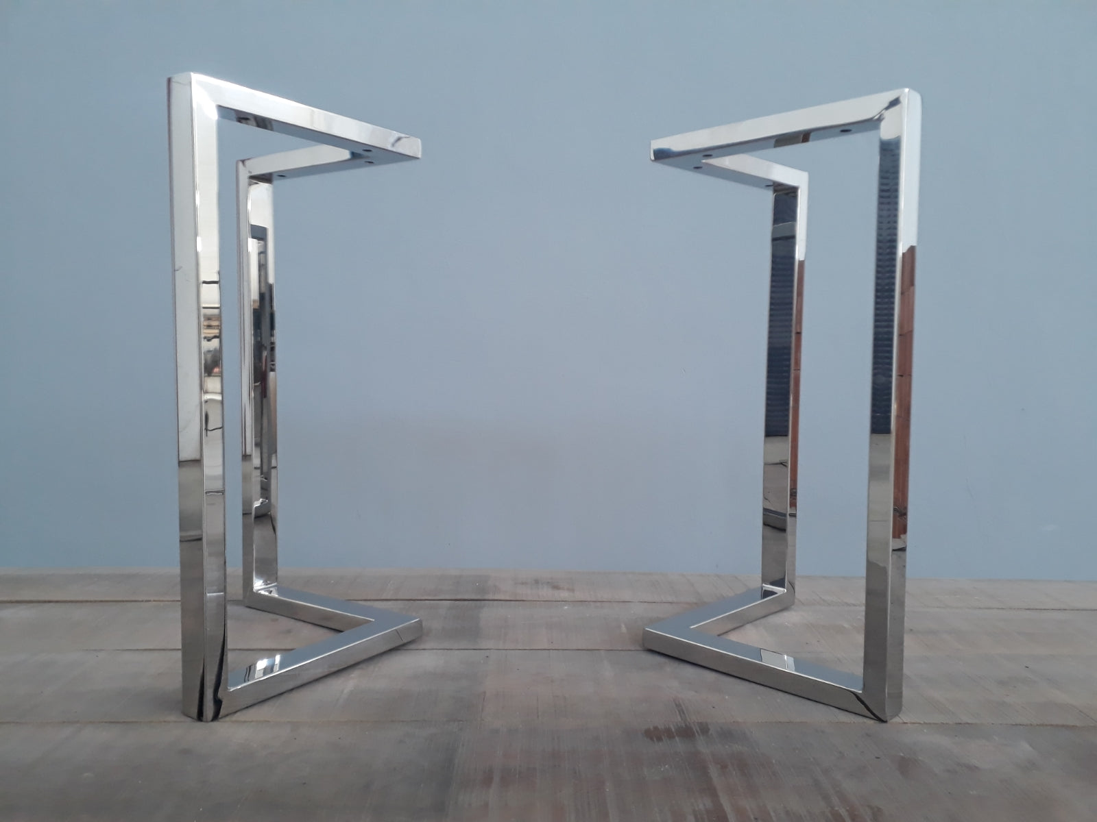 stainless steel legs for glass tables 
