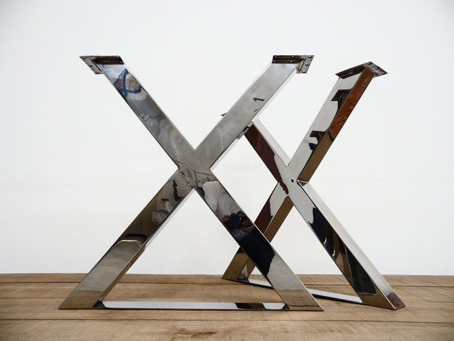 polished table legs