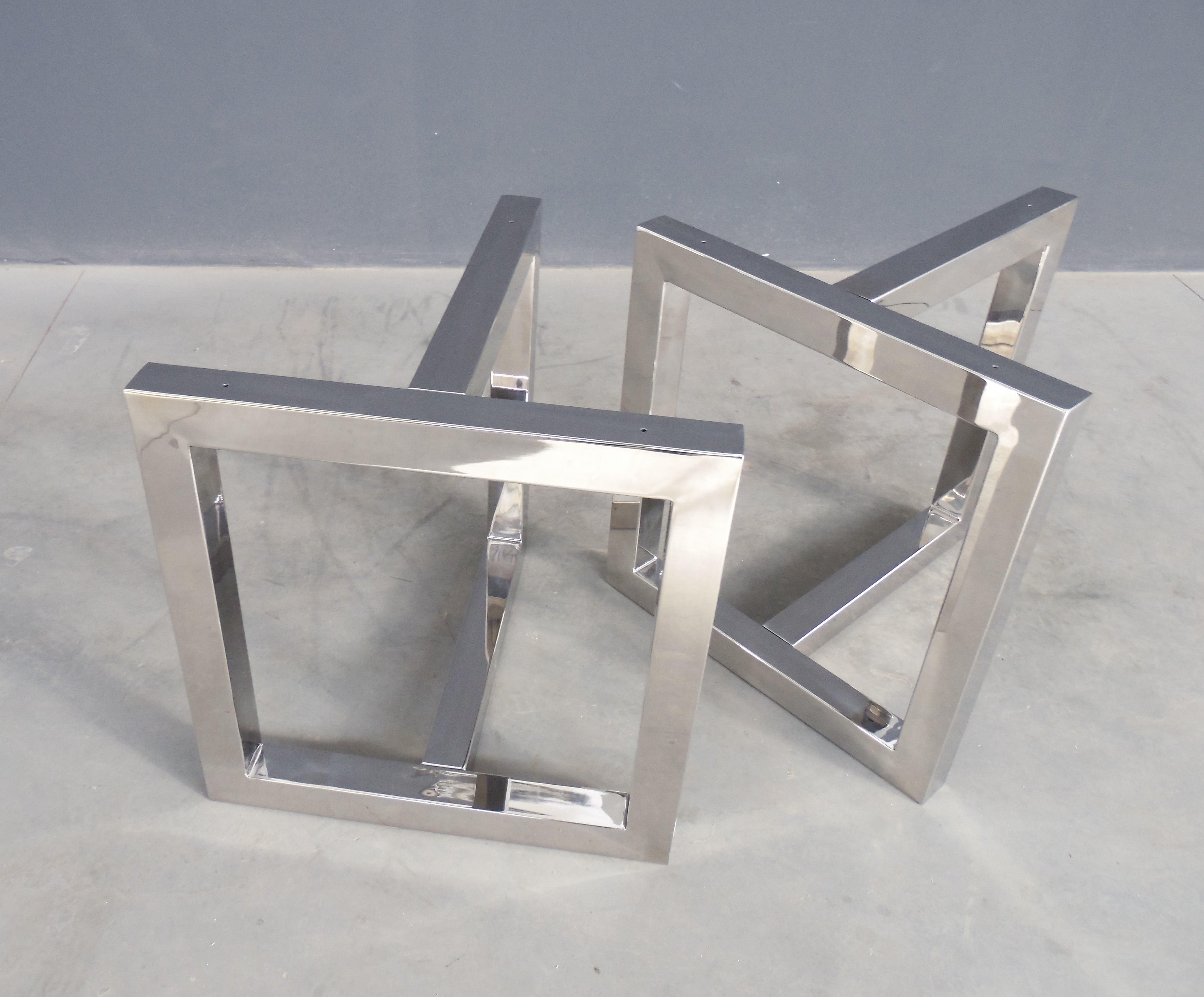 stainless steel trestle table legs