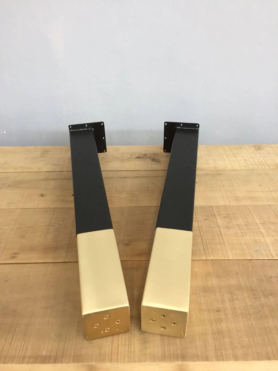 Counter Steel-Brass Kitchen Island Legs ,Modern Table Legs Set ( 4)