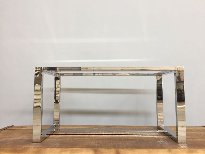 steel dining table base for living rooms