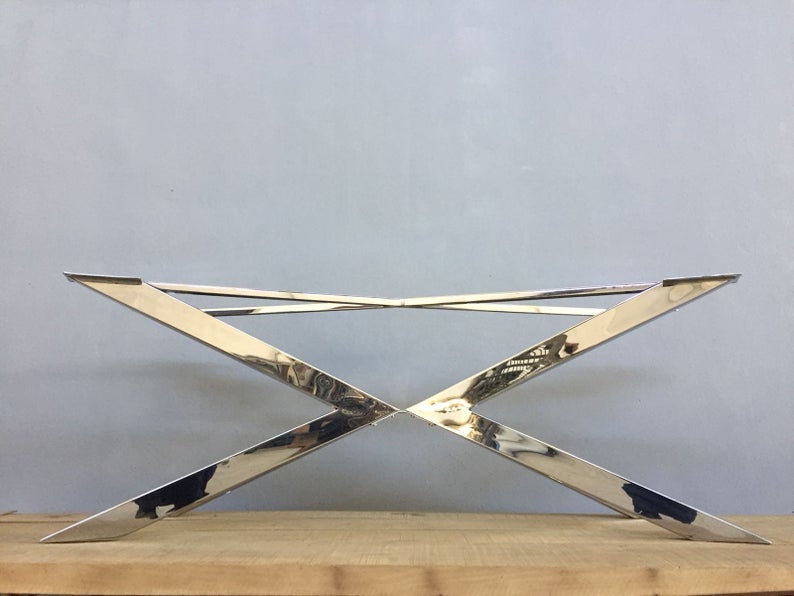 28" H 28"w X 46" L Tug Stainless Steel Table Base,height 26" 32"
