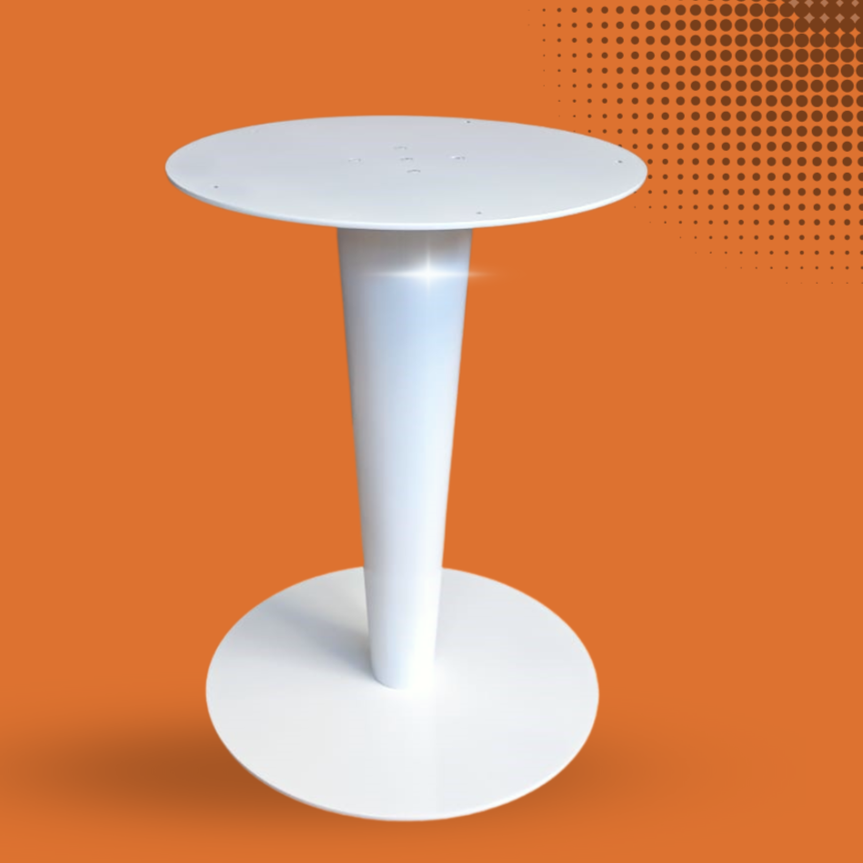 Steel Table Base , Round Table Pedestal, TULIP by Balasagun