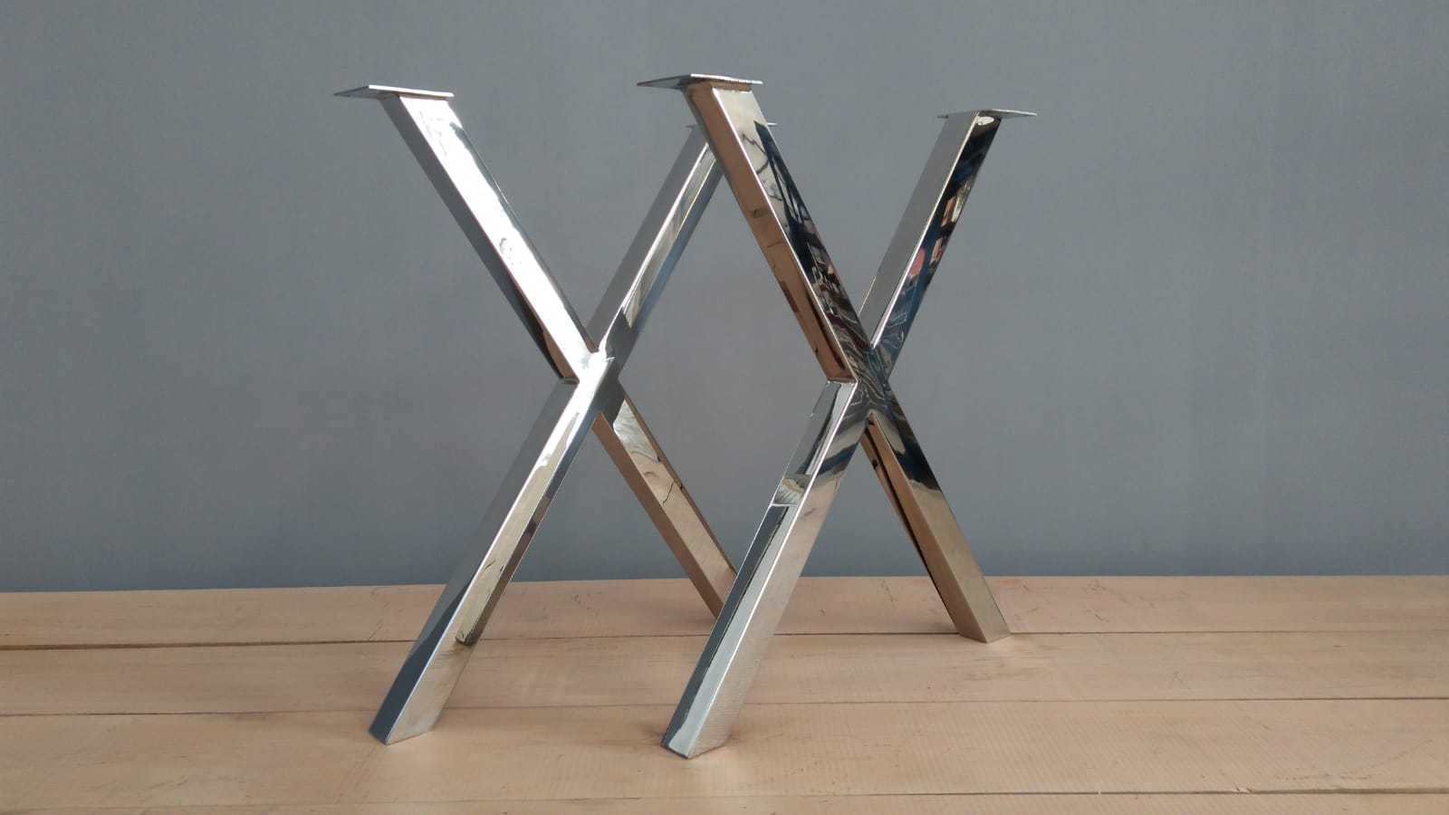 mirror polished stainless steel legs for table